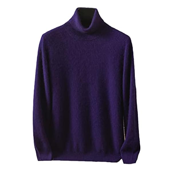 Mannen 100% Mink Cashmere Trui Revers Truien Gebreide Trui Winter Lange Mouw Truien